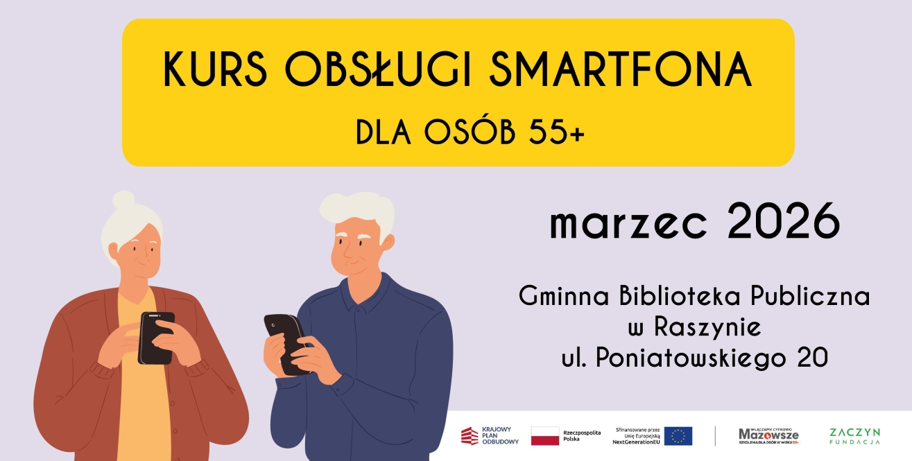 MARCOWY KURS OBSŁUGI SMARTFONA 55+