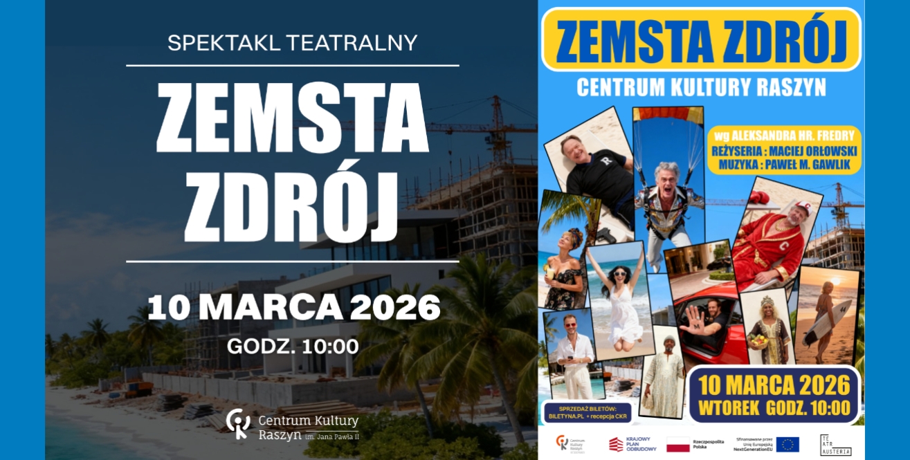 Plakat: „Zemsta-Zdrój” – klasyka po liftingu!