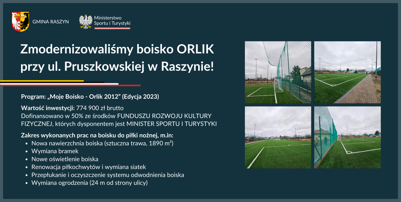 Zmodernizowane boisko ORLIK