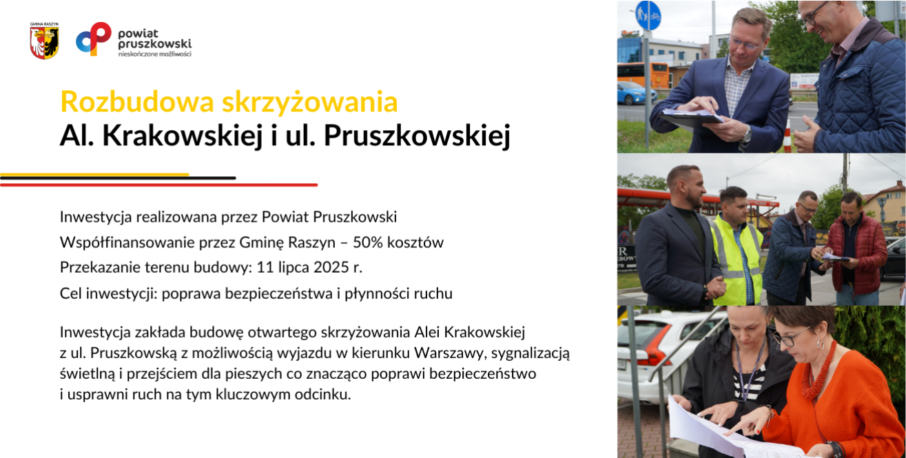 Ruszamy z ważną inwestycją drogową w Raszynie!