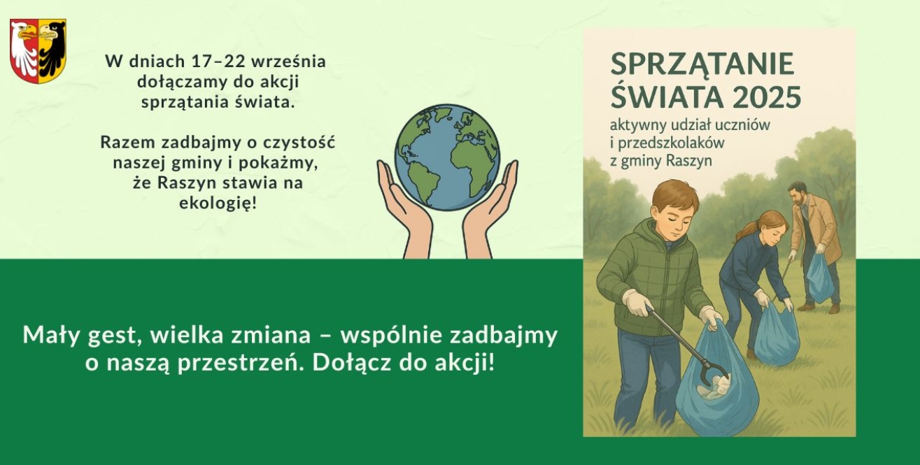 Raszyn sprząta świat. W naturę z kulturą – lokalnie dla globalnej zmiany