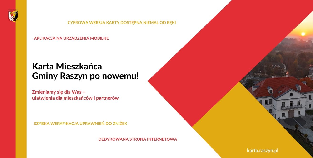 Karta Mieszkańca Gminy Raszyn po nowemu