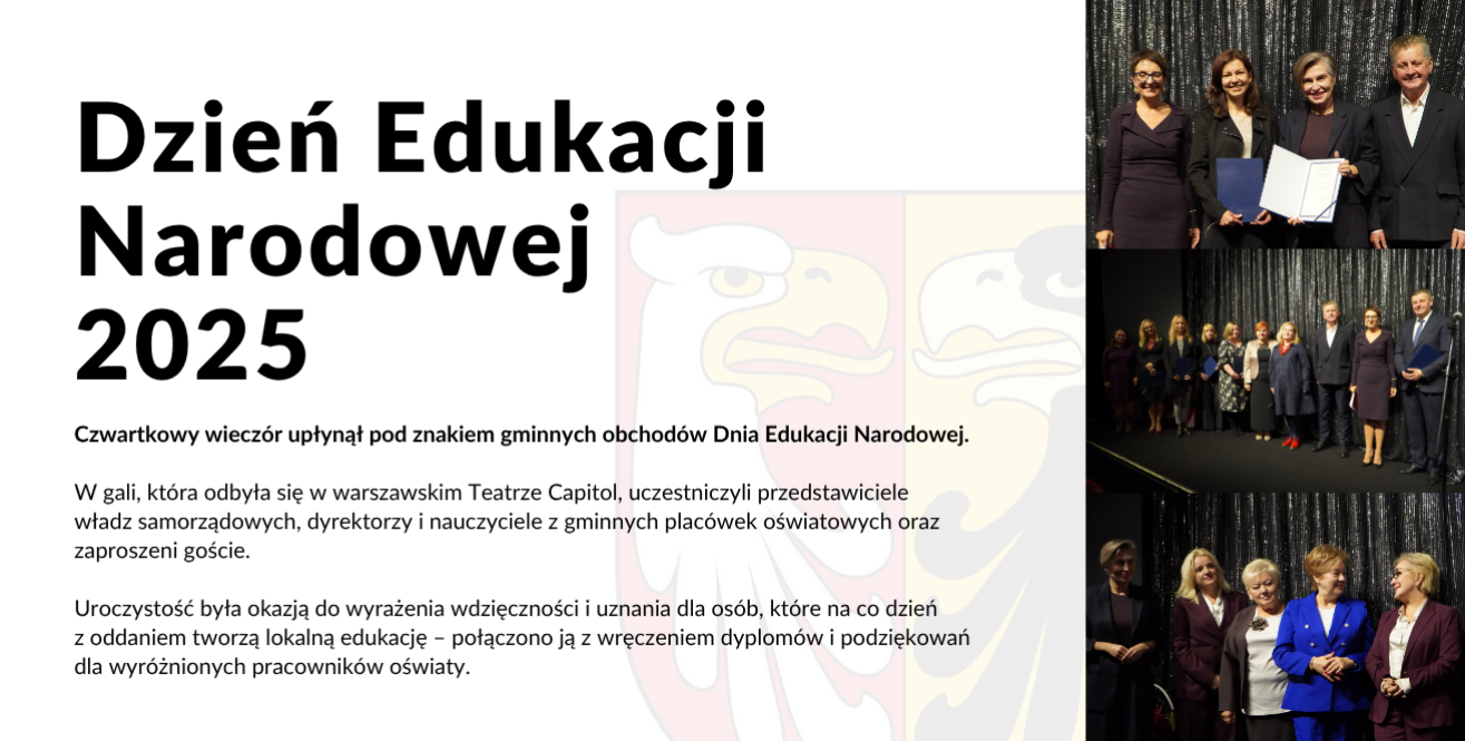 Dzień Edukacji Narodowej 2025 w gminie Raszyn – uroczysta gala w Teatrze Capitol