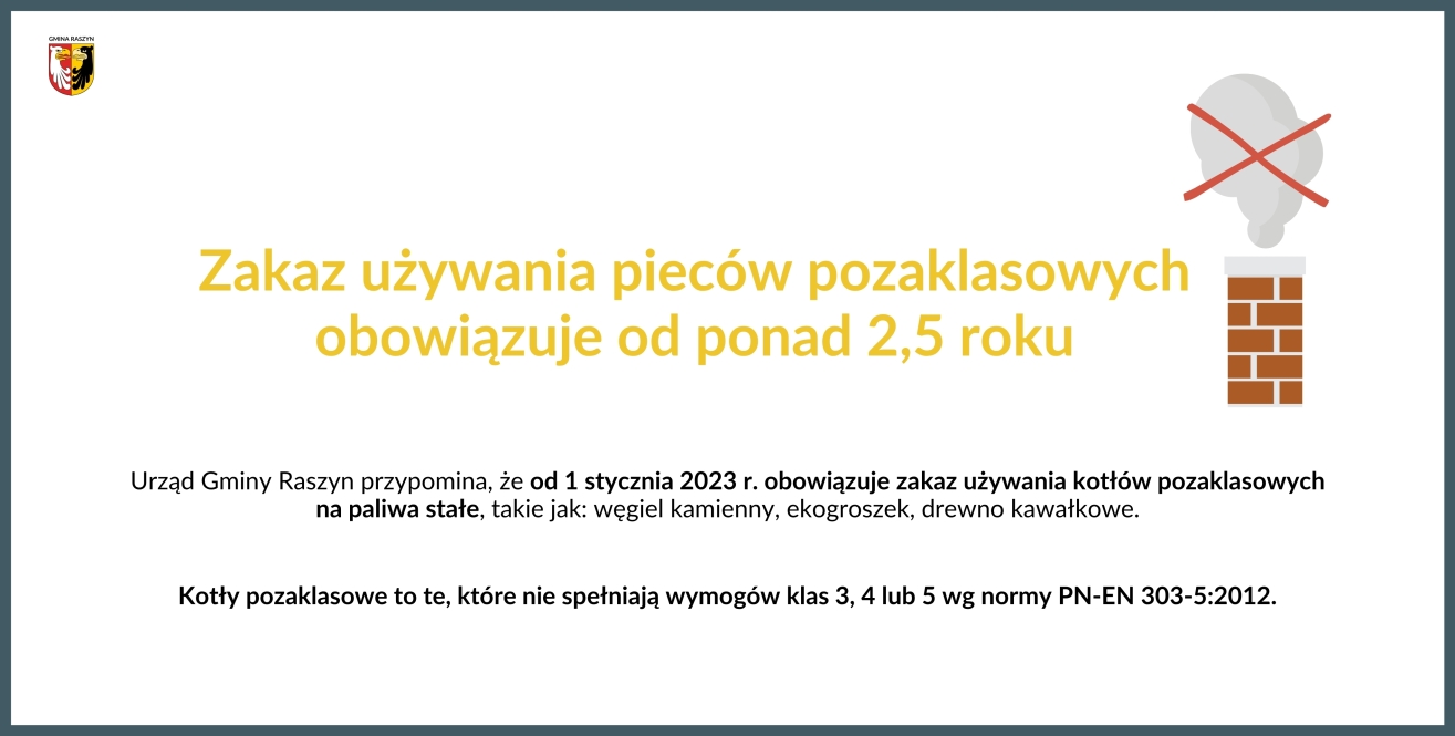 Zakaz używania pieców pozaklasowych obowiązuje od ponad 2,5 roku