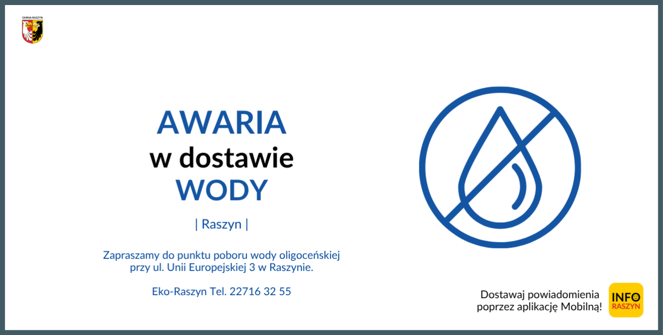 AWARIA W DOSTAWIE WODY -  RASZYN
