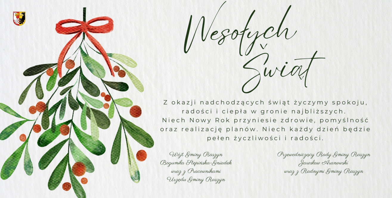 Wesołych Świąt! Z okazji nadchodzących Świąt życzymy spokoju, radości oraz chwili wytchnienia w gronie najbliższych. Niech ten wyjątkowy czas przyniesie ciepło, nadzieję i dobre myśli, a Nowy Rok obfituje w zdrowie, pomyślność oraz spełnienie planów i marzeń. 
