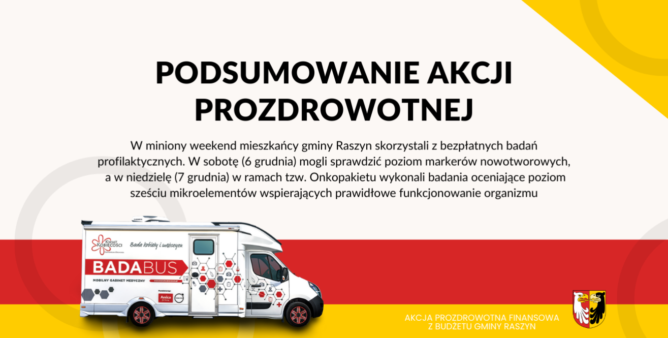 Podsumowanie akcji prozdrowotnej 6 i 7 grudnia