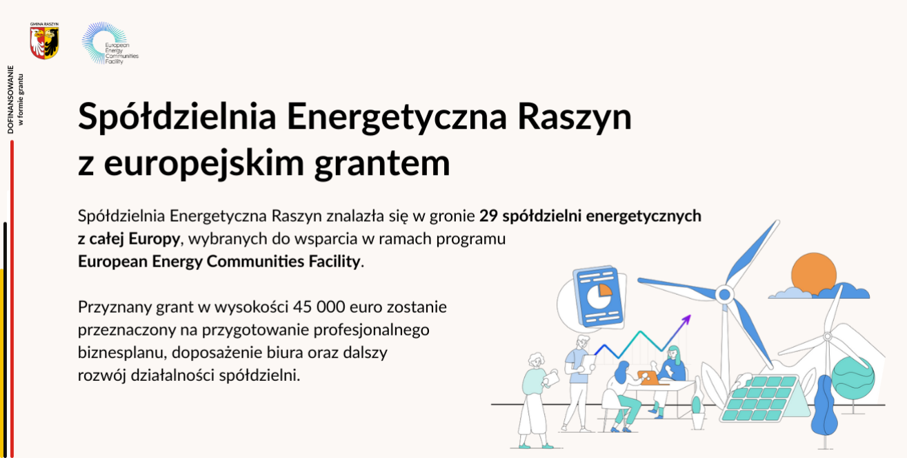 Spółdzielnia Energetyczna Raszyn z europejskim grantem