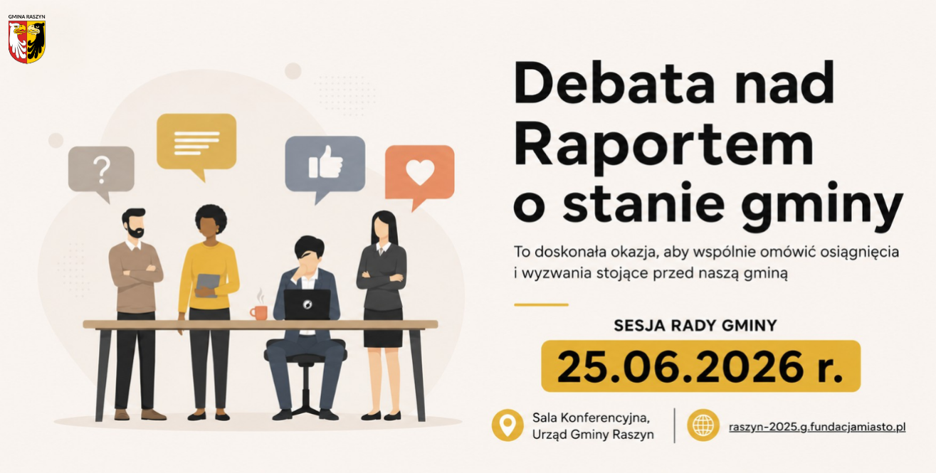 Debata nad raportem o stanie Gminy Raszyn za rok 2025
