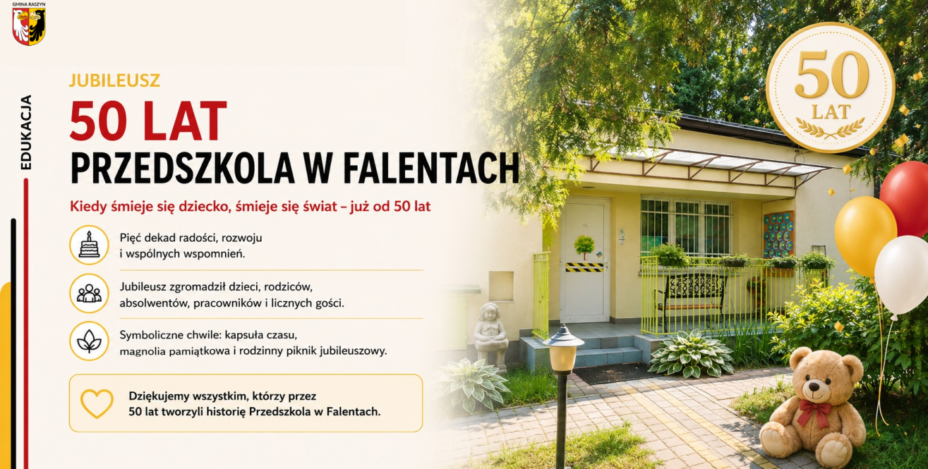 Minęło 50 lat Przedszkola w Falentach 