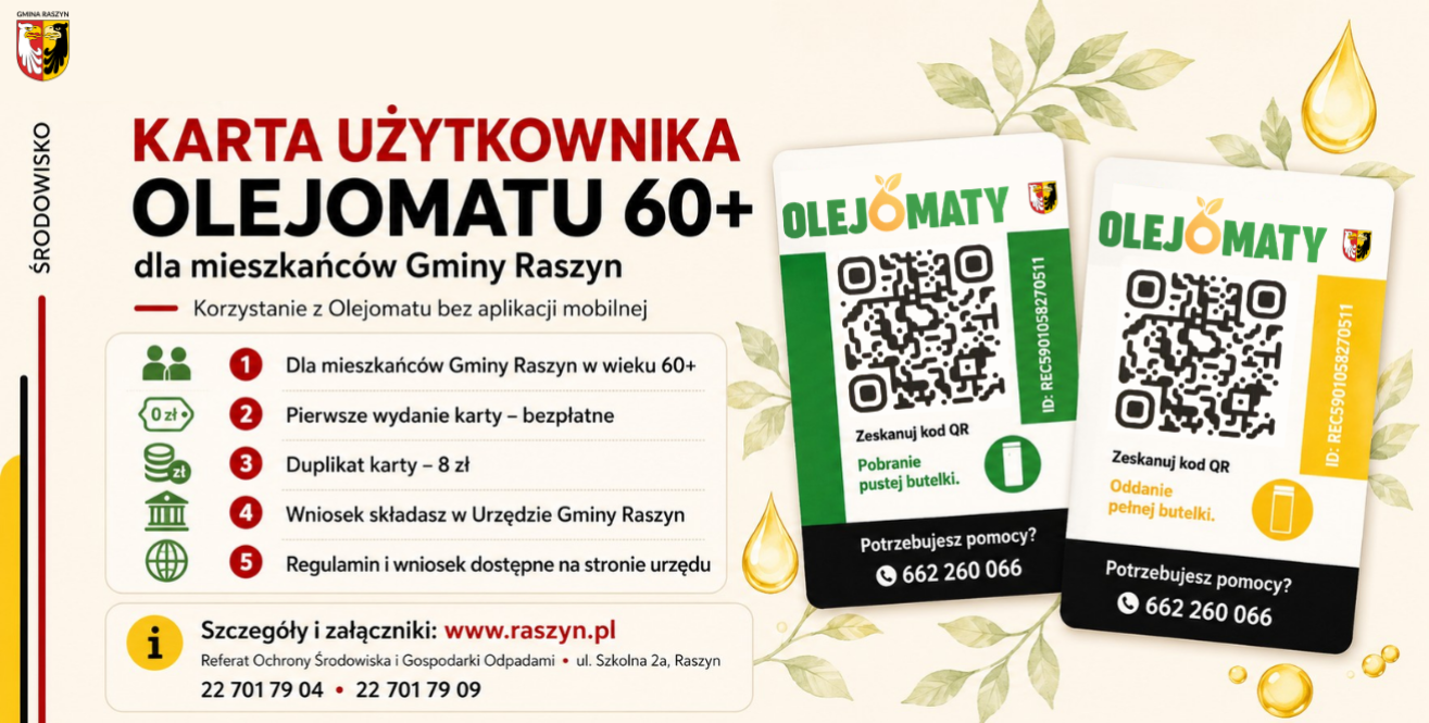 Karta Użytkownika Olejomatu