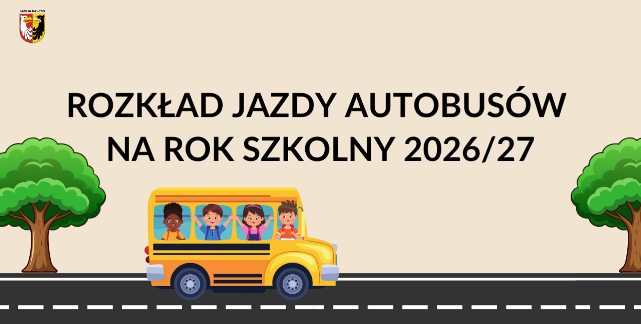 Rozkład jazdy autobusów szkolnych na rok szkolny 2026/27
