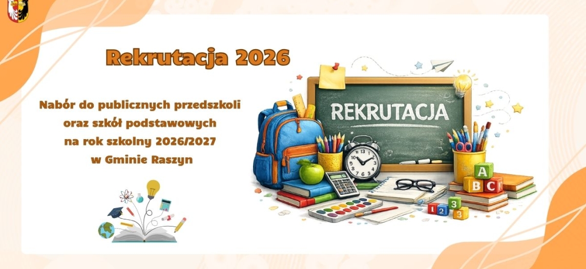 Rekrutacja do przedszkoli i klas I w szkołach podstawowych w roku szkolnym 2026/2027