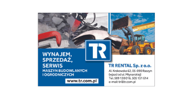 Logo: TR RENTAL SP. Z O.O.