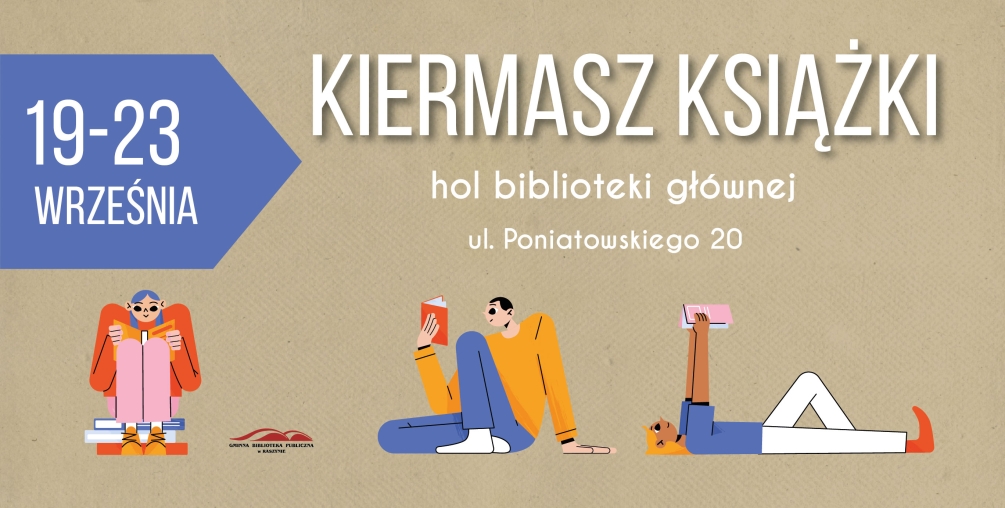 Jesienny kiermasz książki plakat