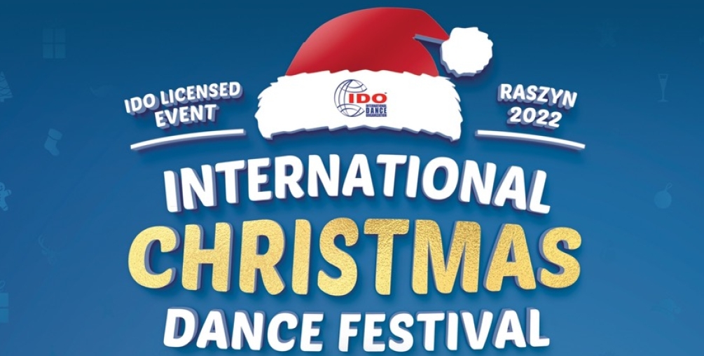 Plakat:  Międzynarodowy Festiwal Tańca Bożonarodzeniowego