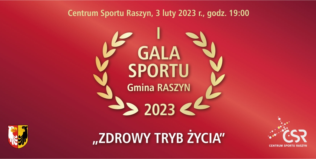 Plakat: I Gala Sportu "ZDROWY TRYB ŻYCIA"