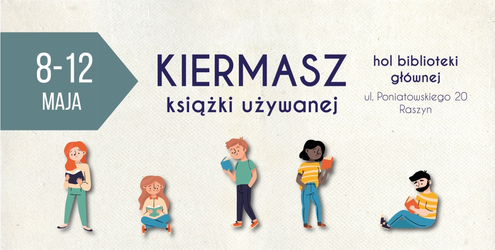 Plakat: Kiermasz książki