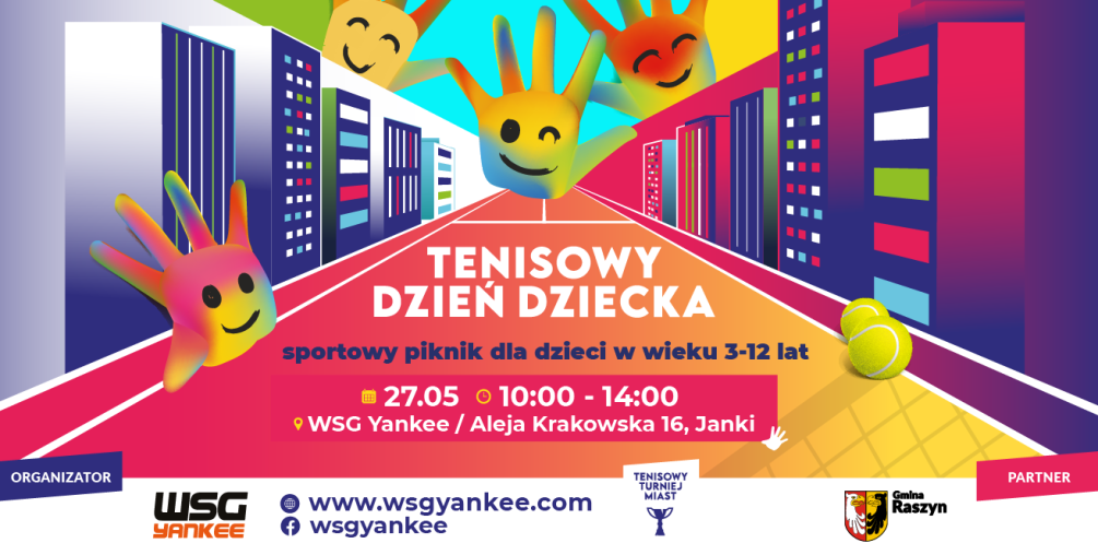 Plakat: Tenisowy Dzień Dziecka