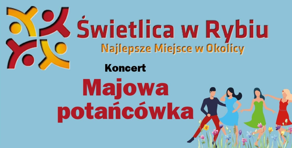 Plakat: Majowa potańcówka w "Świetliku"