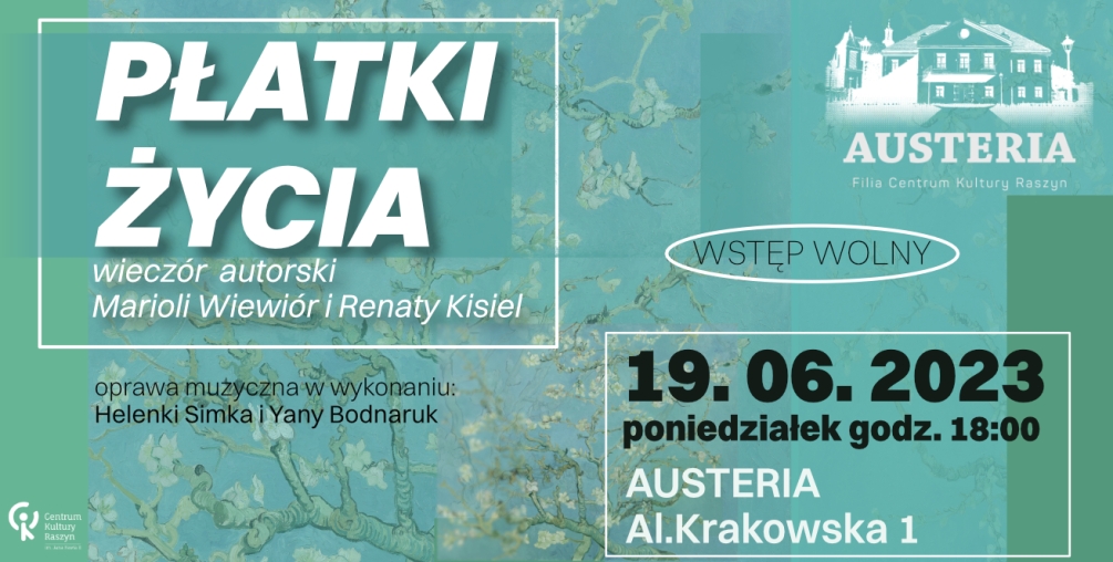 Plakat: Program słowno-muzyczny z udziałem autorek wierszy z Kluby Literackiego KALIOPE