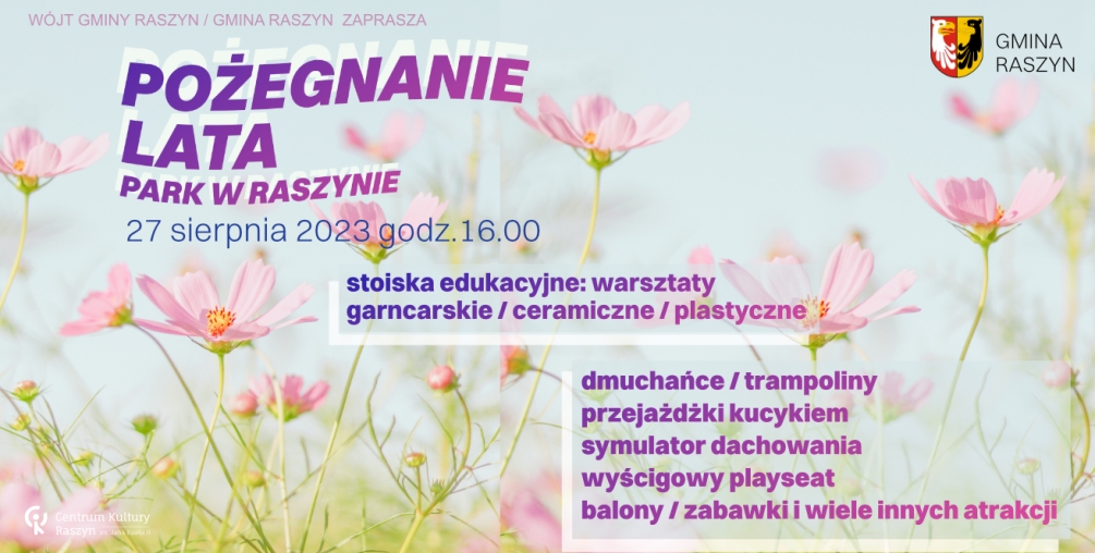 Plakat: Piknik "Pożegnanie Lata"