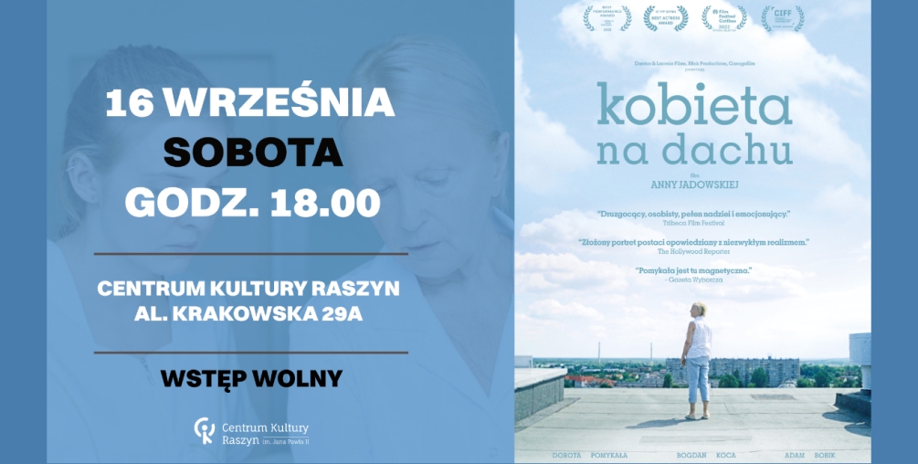 Kobieta na dachu