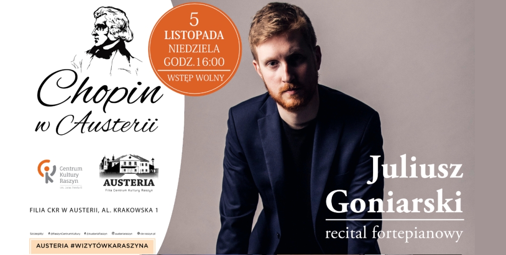 Recital fortepianowy Juliusza Goniarskiego 