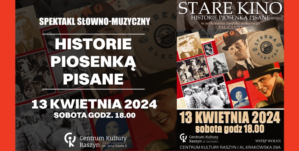 Stare Kino - Historie Piosenką Pisane