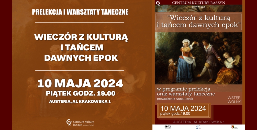 Wieczór z kulturą i tańcem dawnych epok