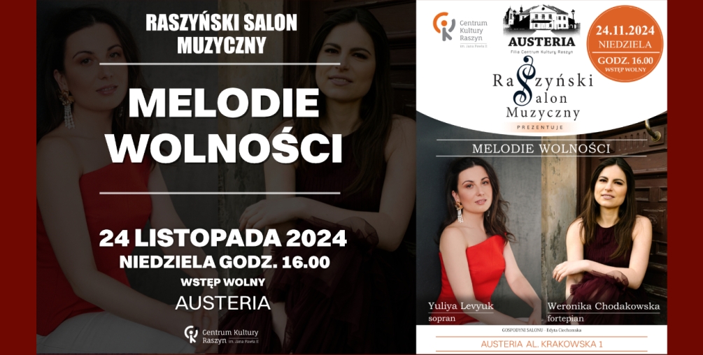 Koncert "Melodie wolności" w ramach "Raszyńskiego Salonu Muzycznego"