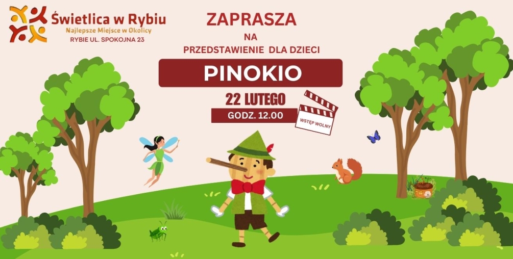 Teatrzyk dla dzieci – "Pinokio" w Świetliku!