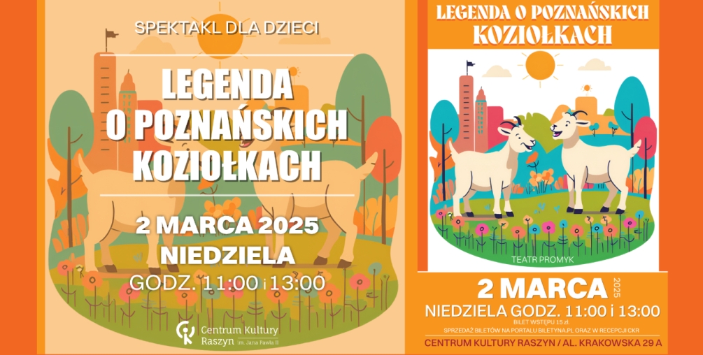 Spektakl “Legenda o Poznańskich Koziołkach”