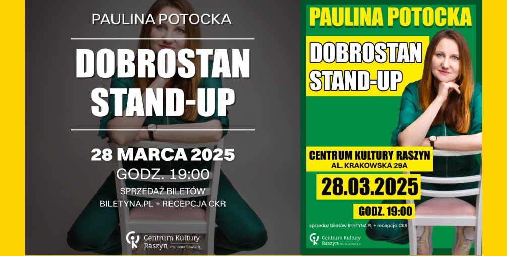 STAND-UP! Tym razem rozśmieszać nas będzie PAULINA POTOCKA!