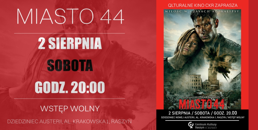 Centrum Kultury Raszyn zaprasza na Kino Letnie w Austerii