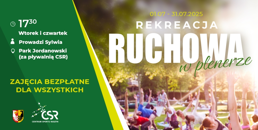Zajęcia rekreacji ruchowej na świeżym powietrzu