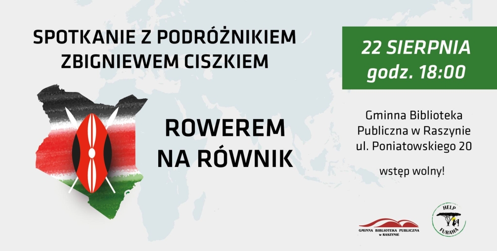 Rowererm na równik: spotkanie z podróżnikiem ZBIGNIEWEM CISZKIEM
