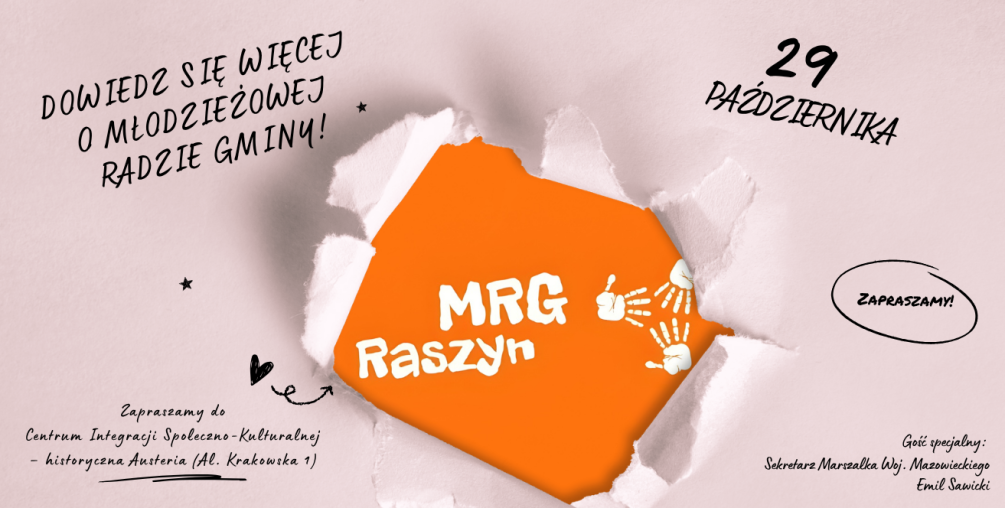 Zostań radnym juniorem! Przyjdź na spotkanie i dowiedz się więcej - 29.10 (środa) o godz. 18