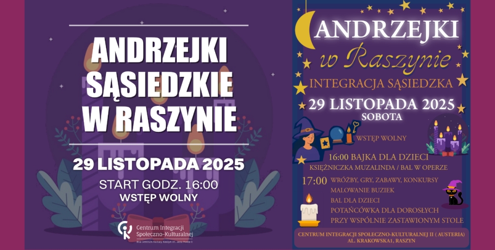 Andrzejki po Sąsiedzku w Raszynie