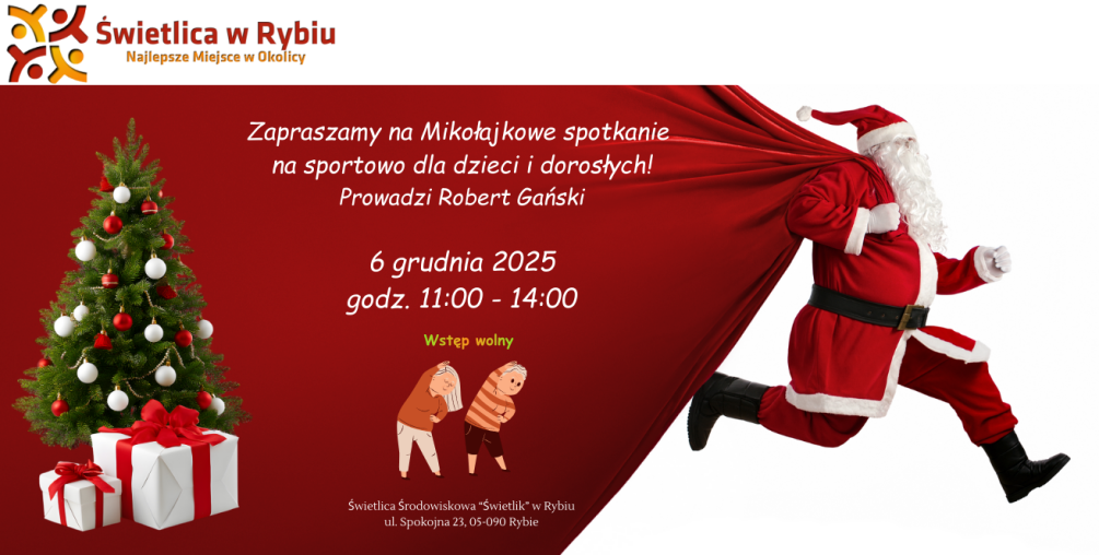 MIKOŁAJKOWE ZAJĘCIA SPORTOWE W „ŚWIETLIKU”! 