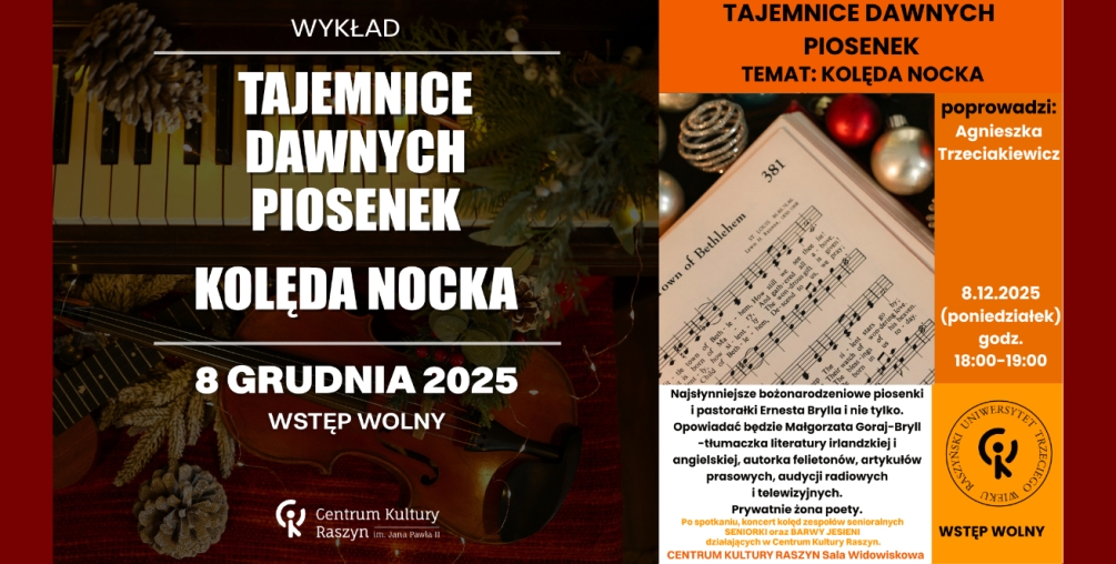 Wykład RUTW: „Tajemnice dawnych piosenek”