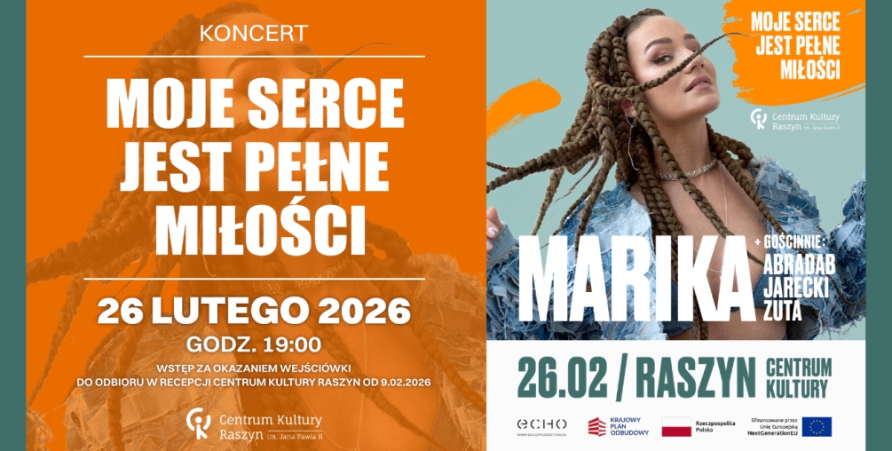 Koncert MARIKA - Moje Serce jest pełne miłości