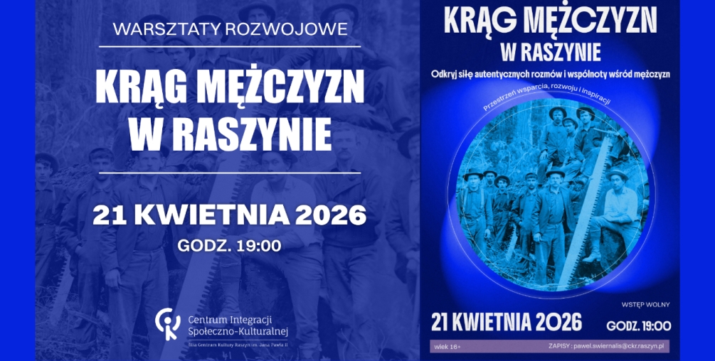 Krąg mężczyzn w Raszynie