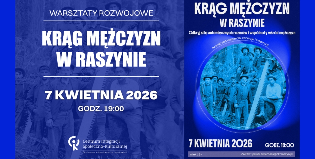 Krąg mężczyzn w Raszynie