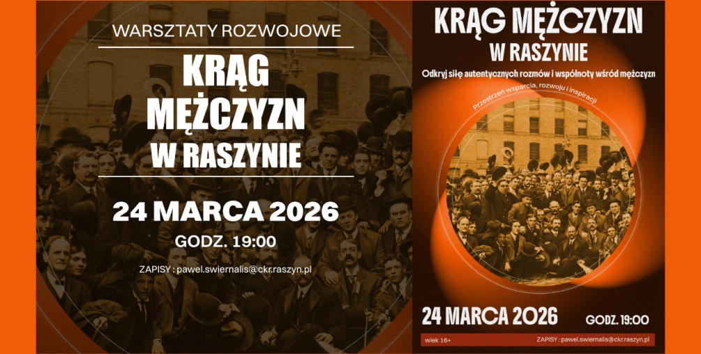 Krąg mężczyzn w Raszynie