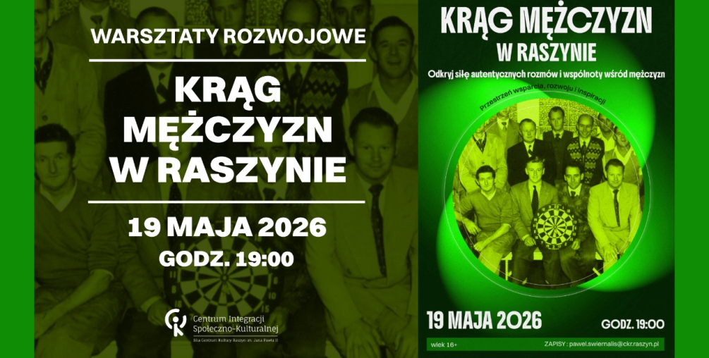 Krąg mężczyzn w Raszynie
