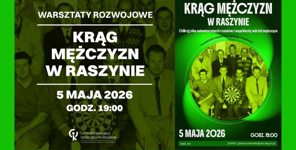 Krąg mężczyzn w Raszynie