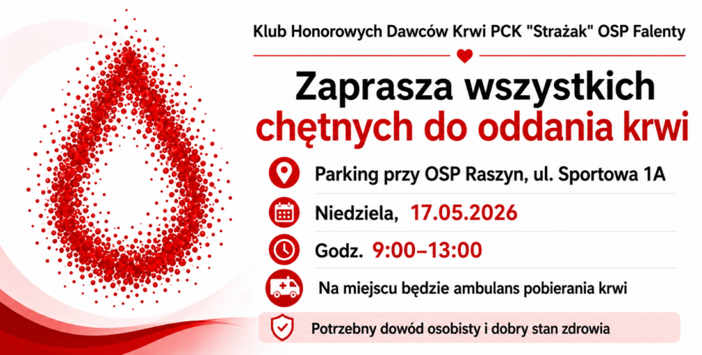 Zostań bohaterem – oddaj krew!