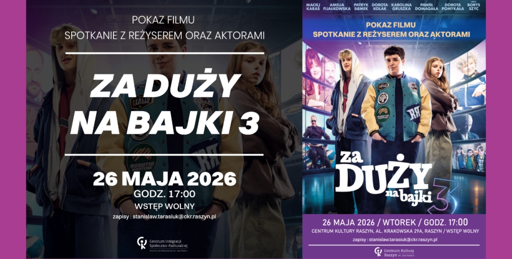 Niespodzianka! Rodzinne wydarzenie w Centrum Kultury Raszyn! 