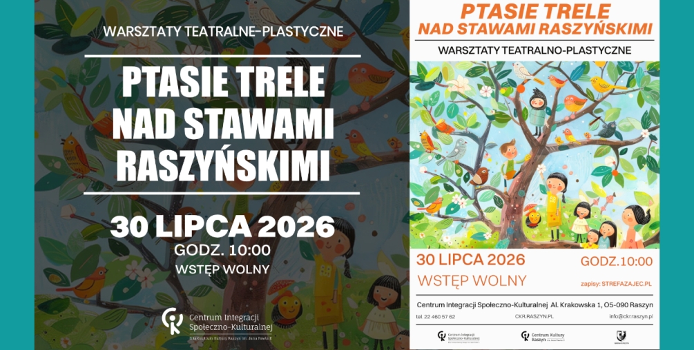 Ptasie trele - warsztaty teatralno-plastyczne 